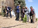 گزارش تصویری از آئیین درختکاری و تقدیر ازهمکاران فضای سبز دانشگاه
